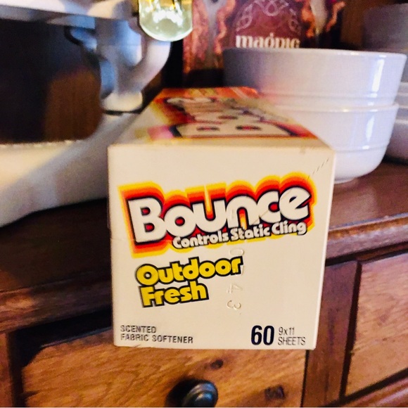 Vintage Bounce fabric softener new box 60 sheets Outdoor Fresh 1987 laundry - Picture 5 of 12